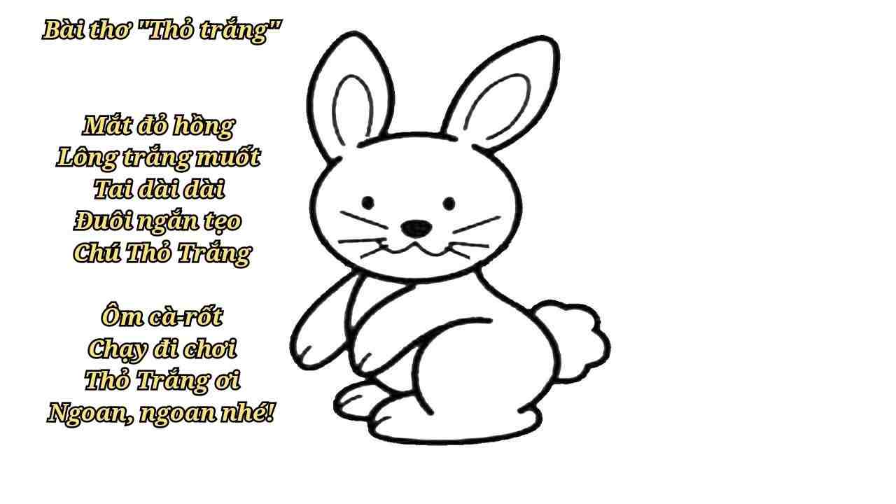 Áng thơ hay nhất thỏ trắng