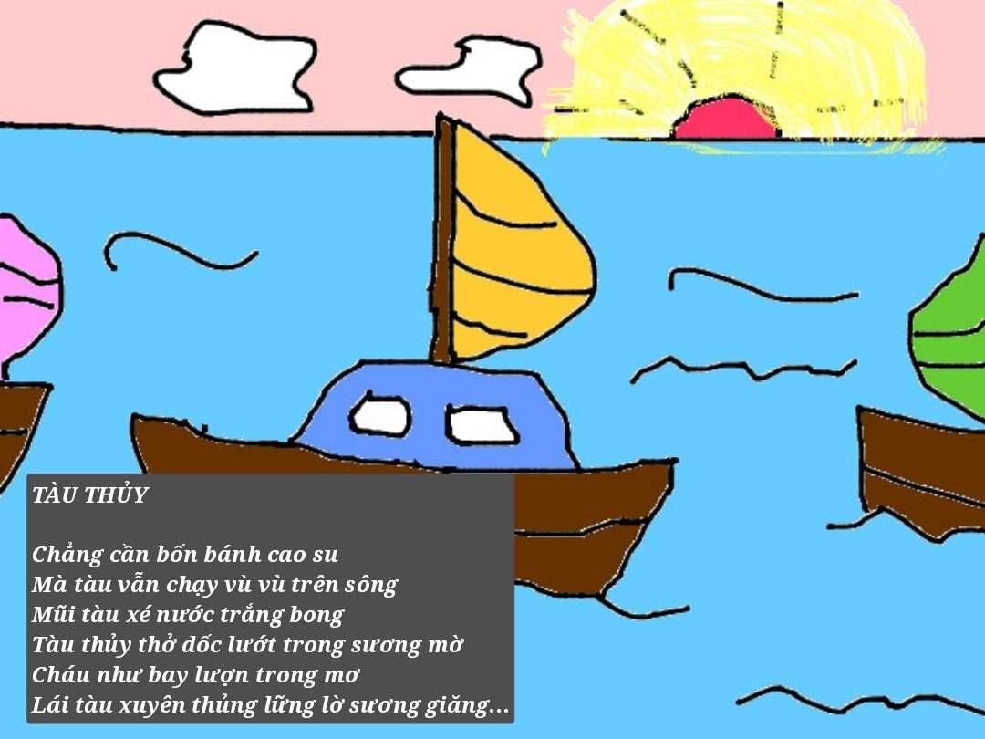 Lời thơ mọc mạc về tàu thủy