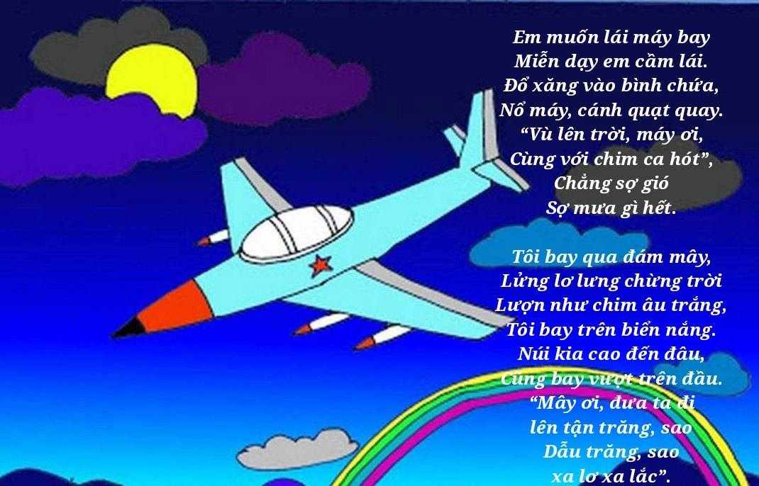Tranh của thơ hay nhất lái máy bay
