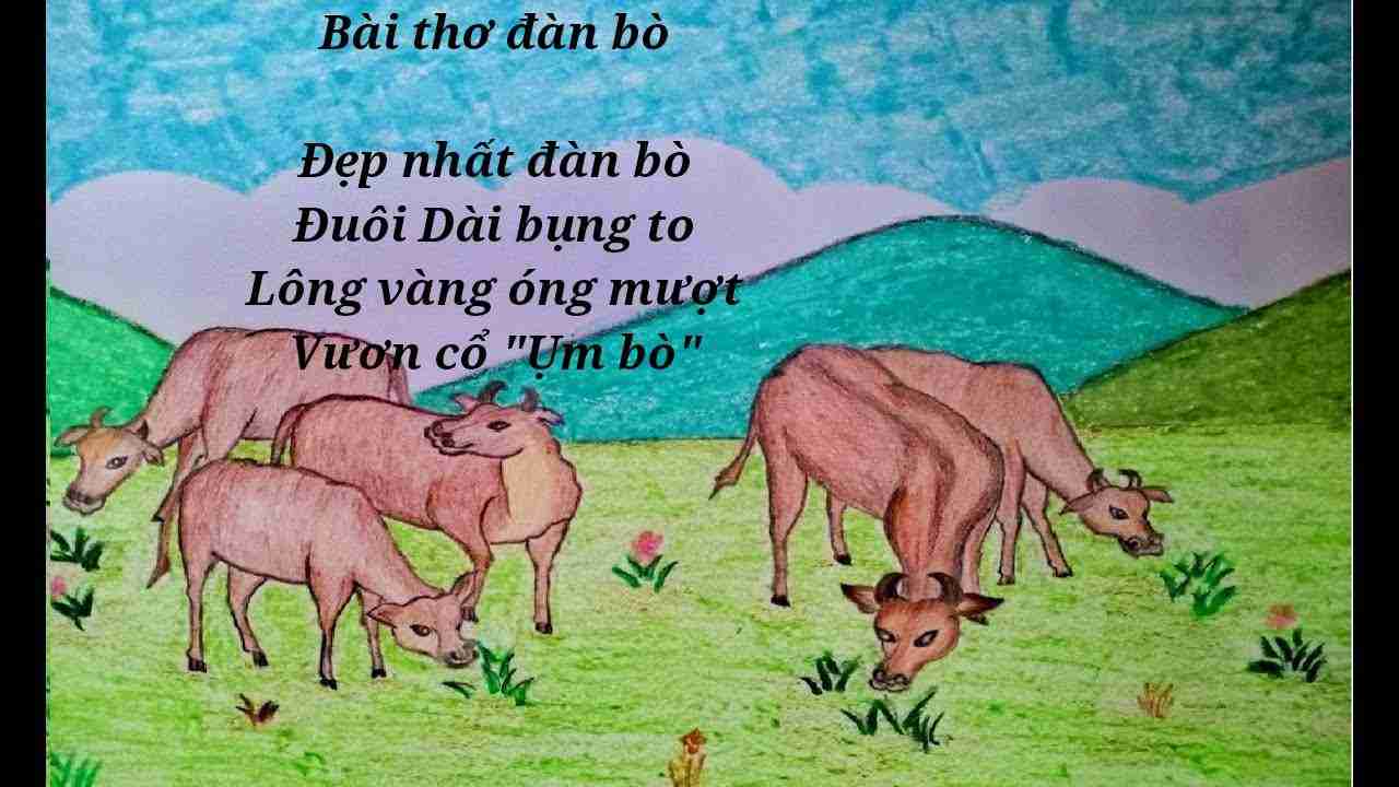 Lời thơ hay đàn bò