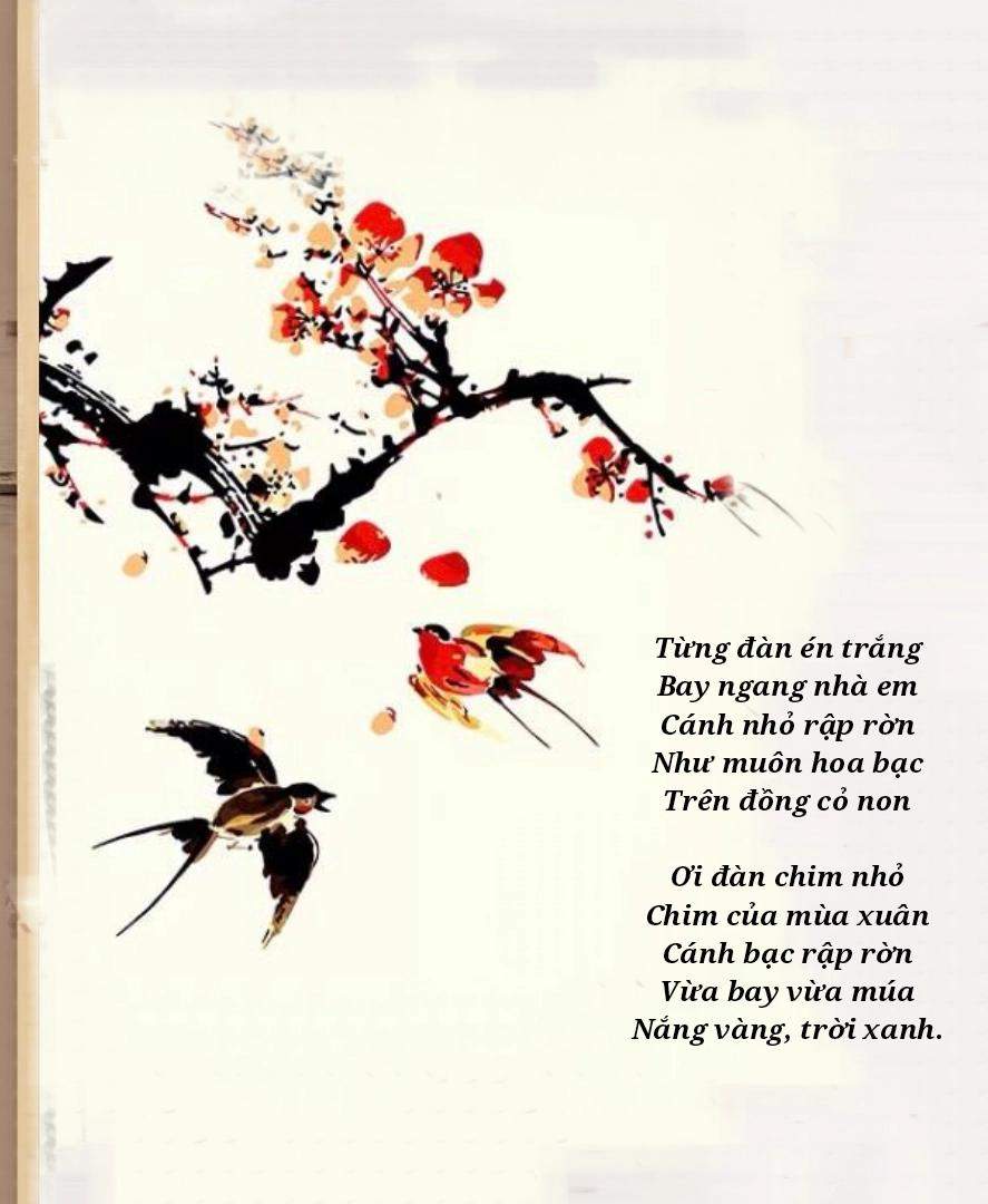 Vần thơ hay chim én