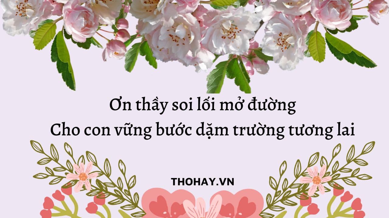 2 Câu Thơ Về Thầy Cô ❤️️Những Bài Ghi Nhớ Công Ơn Hay Nhất