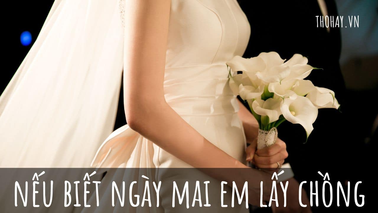 Nếu Biết Ngày Mai Em Lấy Chồng