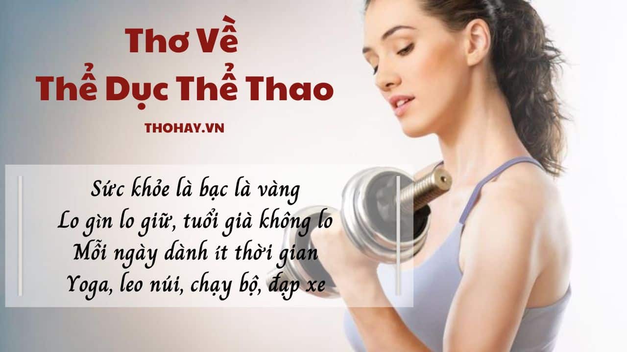 Thơ Về Thể Dục Thể Thao Tập Thể Dục [62 Bài Thơ Hay]