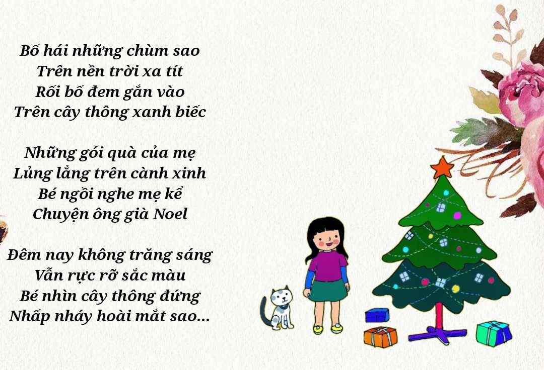 Bài Thơ Đêm Noel: Những bài thơ Giáng Sinh sẽ khiến bạn cảm thấy được sự ấm áp, tình cảm của ngày lễ đặc biệt này. Hãy xem hình ảnh đẹp của các bài thơ, bạn sẽ cảm thấy rằng ngày Giáng Sinh thực sự là một ngày đầy ý nghĩa và giá trị.